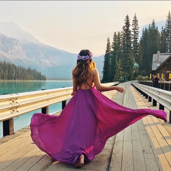 ❌SOLD❌ Lulu’s Mythical Kind of Love Purple/Fuchsia - Picture 6 of 8